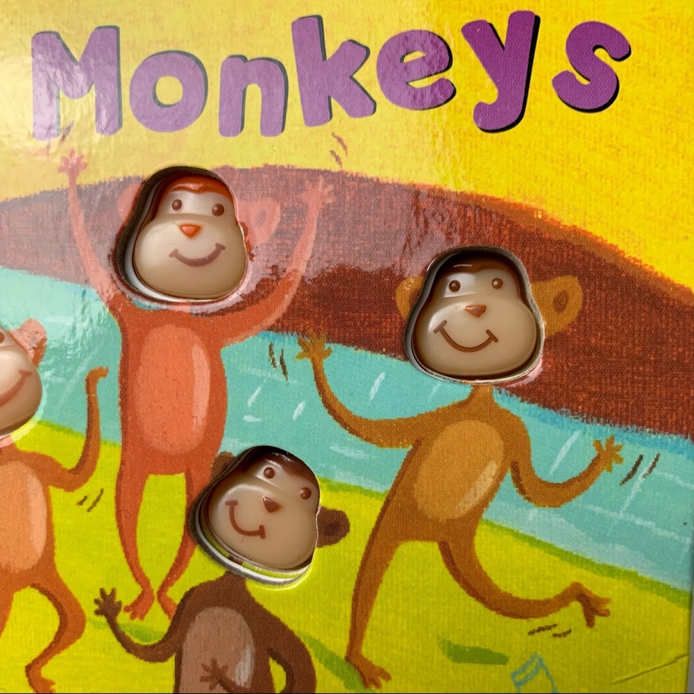 Five Silly Monkey children’s book with puppet - Picture 7 of 12